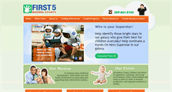 Desktop Screenshot of first5madera.net